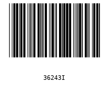 Bar code, type 39 36243