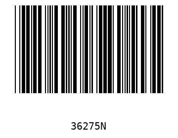 Bar code, type 39 36275