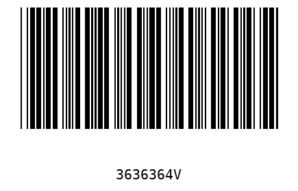 Bar code, type 39 3636364
