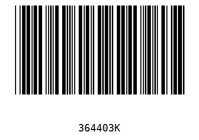 Bar code, type 39 364403
