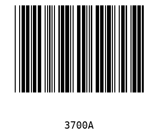 Bar code, type 39 3700