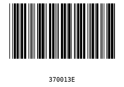 Bar code, type 39 370013
