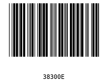 Bar code, type 39 38300