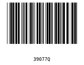 Bar code, type 39 39077