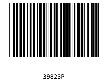 Bar code, type 39 39823