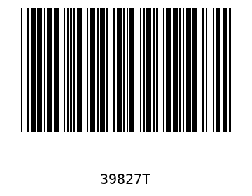 Bar code, type 39 39827