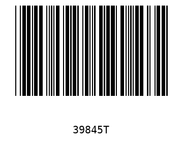 Bar code, type 39 39845