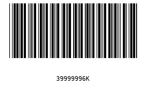 Bar code, type 39 39999996