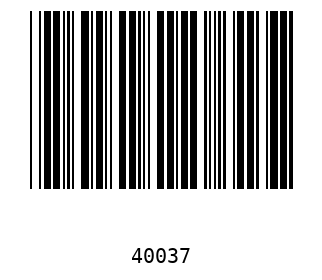 Bar code, type 39 4003