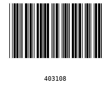Bar code, type 39 40310