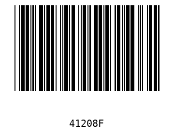 Bar code, type 39 41208