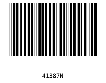 Bar code, type 39 41387