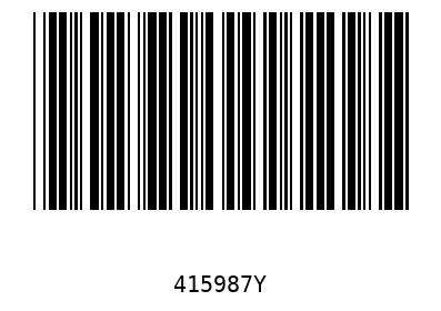 Bar code, type 39 415987
