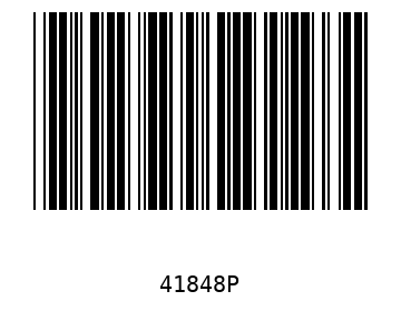 Bar code, type 39 41848