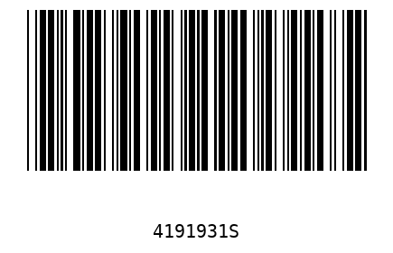Bar code, type 39 4191931