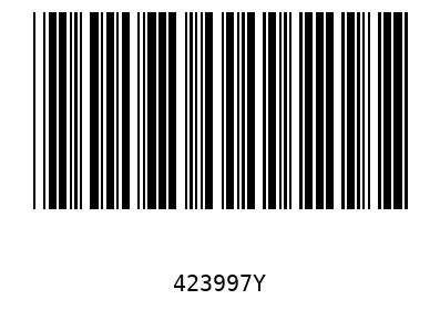 Bar code, type 39 423997