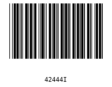 Bar code, type 39 42444