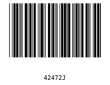 Bar code, type 39 42472
