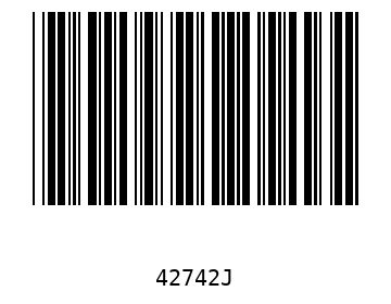 Bar code, type 39 42742