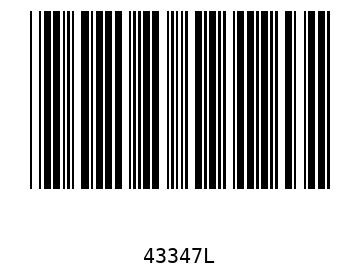 Bar code, type 39 43347