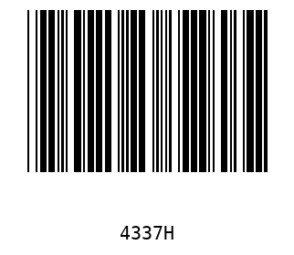 Bar code, type 39 4337