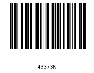 Bar code, type 39 43373