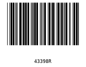Bar code, type 39 43398