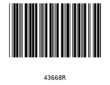 Bar code, type 39 43668