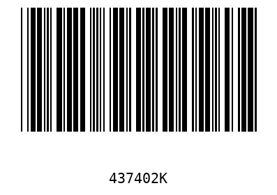 Bar code, type 39 437402
