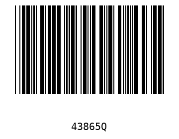Bar code, type 39 43865