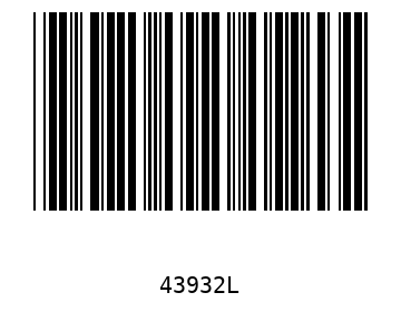 Bar code, type 39 43932