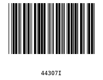 Bar code, type 39 44307