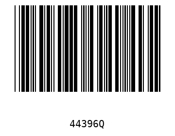 Bar code, type 39 44396