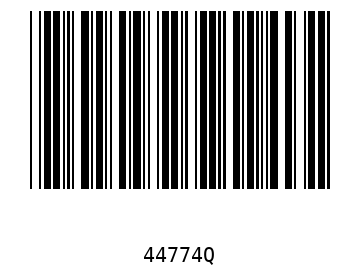 Bar code, type 39 44774