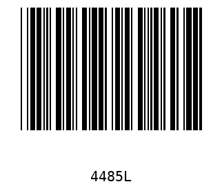 Bar code, type 39 4485