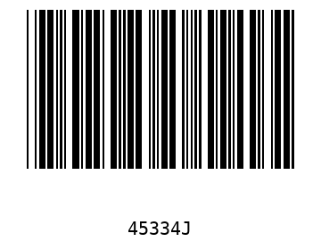 Bar code, type 39 45334
