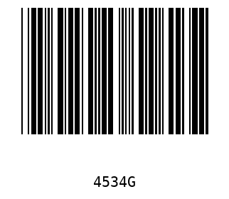 Bar code, type 39 4534