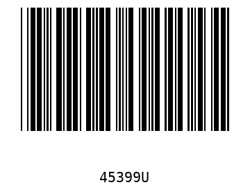 Bar code, type 39 45399