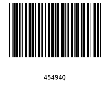 Bar code, type 39 45494