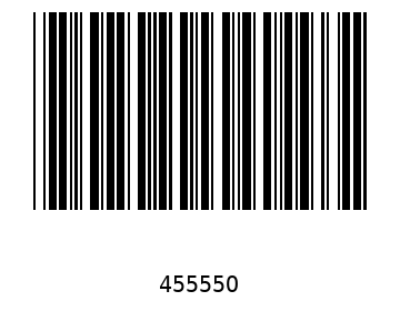 Bar code, type 39 45555