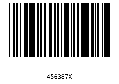 Bar code, type 39 456387