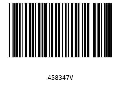 Bar code, type 39 458347