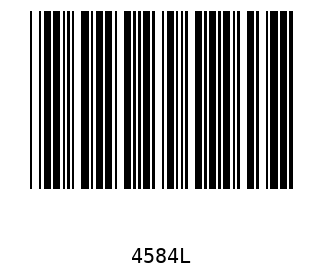 Bar code, type 39 4584