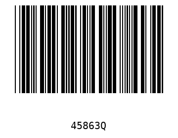 Bar code, type 39 45863