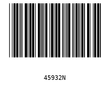 Bar code, type 39 45932