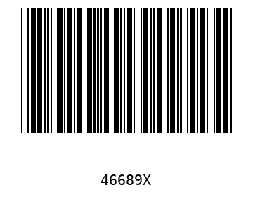 Bar code, type 39 46689