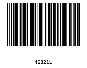Bar code, type 39 46821