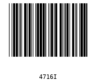 Bar code, type 39 4716