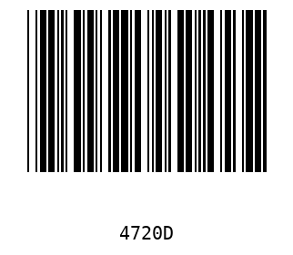 Bar code, type 39 4720