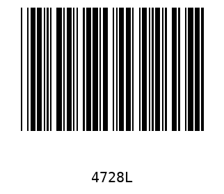 Bar code, type 39 4728